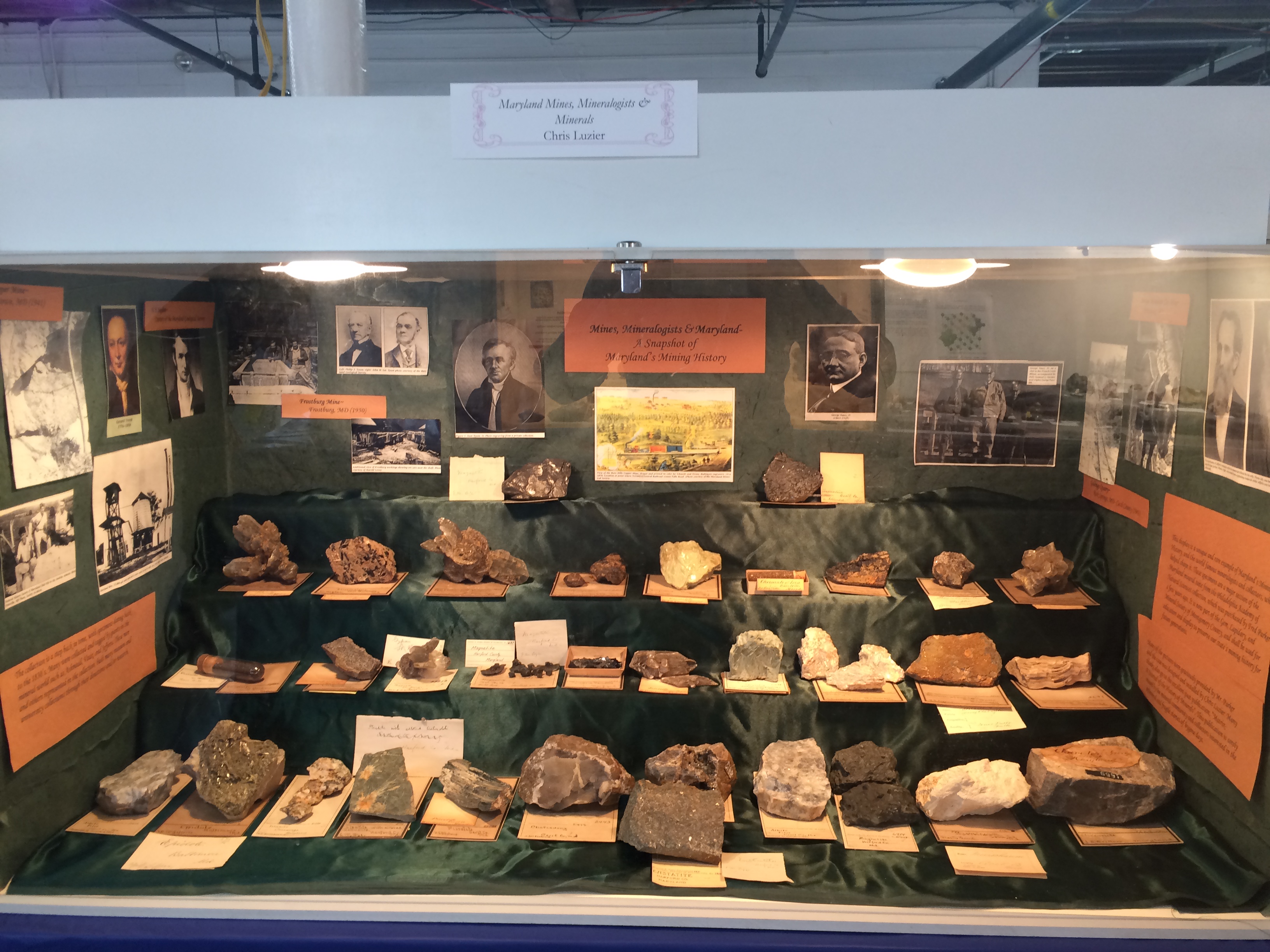 Maryland Mineral History Exhibit